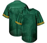 Atonmore Men Blank Plain Football Jersey, Adult Hip Hop Hipster Short Sleeve Mesh Pullover Shirts,Custom Uniforms for Party, Green, XXL