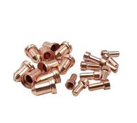 ATooi Plasma Consumable for Plasma Cutting Torch PT-80 PT80 PT 80 PTM80 PTM-80 IPT-80 52558 Electrode 10pcs and 51311 Nozzle 10pcs (Size : 1.0mm(40-50A) nozzle)