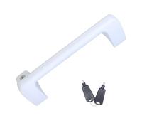 ATooi Refrigerator Arc-shaped Door Handle Chest Freezer Handle Replacement Parts (Color : Handle and key)