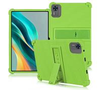 ATOOZ for DOOGEE T36 Tablet Case 12 inch 2025,Soft Silicone Compatible with Blackview Mega 2/Teclast T60 AI Tablet Case for Kids with Stand (Green)