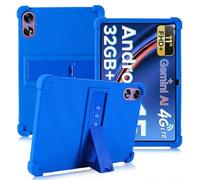 ATOOZ for DOOGEE Tab G6+ 2025 Newest AI Tablet Case 11 Inch,Soft Silicone Kids Case for DOOGEE Tab G6 Plus Tablet with PC Stand (Blue)