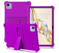 ATOOZ for Honor Pad X9A Case 11.5 Inch 2025,Soft Silicone Case for Huawei Honor Pad X9 Pro Tablet Kids with Adjustable Bracket (Purple)