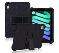 ATOOZ for iPad mini 7 Case 2024 (A17 Pro),iPad mini 7th/mini 6th Generation Case for Kids (2024/2021) with Stand Soft Silicone (Black)