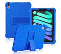 ATOOZ for iPad mini 7 Case 2024 (A17 Pro),iPad mini 7th/mini 6th Generation Case for Kids (2024/2021) with Stand Soft Silicone (Blue)