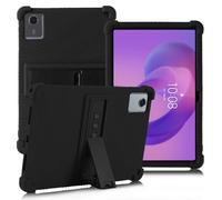 ATOOZ for Lenovo Idea Tab 11 inch Case 2025 (TB335F/TB336F),Soft Silicone Shockproof for Lenovo Tab M11 Tablet Case 11 inch 2024 (TB330F/TB331F) with Stand (Black)