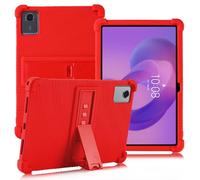 ATOOZ for Lenovo Idea Tab 11 inch Case 2025 (TB335F/TB336F),Soft Silicone Shockproof for Lenovo Tab M11 Tablet Case 11 inch 2024 (TB330F/TB331F) with Stand (Red)