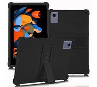 ATOOZ for Lenovo Idea Tab Plus Case 12.1 Inch 2025,Soft Silicone Case for Lenovo Idea Tab Plus/K12 Tablet (TB361FU) with PC Bracket (Black)