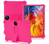 ATOOZ for TCL NXTPAPER 11 Plus Tablet Case 2025 (9469X) with PC Stand Soft Silicone Kids Case for TCL NXTPAPER 11 Plus 11.5 Inch (Rose Red)