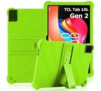 ATOOZ for TCL TAB 10L Gen 2 Case 10.1 Inch 2023 Shockproof Soft Silicone TCL Tab 10L Gen 2 Tablet Case for Kids with Stand (Green)