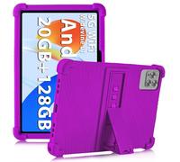 ATOOZ Universal 10.1 Inch Tablet Case for TABWEE/Gleeso/Whitedeer/Byxsb C10/Ainmel/ROWT A10/Ckypad/DOOGEE/TECLAST/Blackview/OSCAL/BYYBUO/Hotlight/Higrace/Sgin Soft Silicone Case with Stand (Purple)