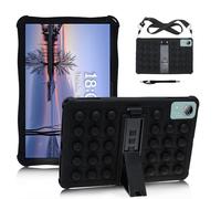 ATOOZ Universal 12 inch Tablet Case for DOOGEE T20 Ultra/T40 Pro/Teclast T60 Plus/Blackview MEGA 2/Headwolf HPad6/OUKITEL OT5S/Avidpad/VASOUN M70/P200 Soft Silicone with Stand (Black)