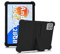 ATOOZ Universal Case for Ckypad/DOOGEE U10/U9 Pro/T10W/TECLAST M40/P40HD/P30/P20 10.1",Soft Silicone Case for Blackview/OSCAL/BYYBUO/Hotlight/Higrace/Tpz/Sgin 10.1 Inch Tablet with Stand (Black)