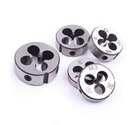 ATOPLEE 5pcs Metric Left Hand Thread Die Set M3X0.5mm M4X0.7mm M5X0.8mm M6X1.0mm M8X1.25mm