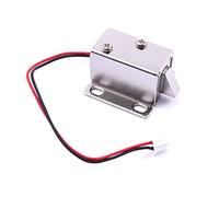 ATOPLEE Electromagnetic Solenoid Lock,Mini DC 12V 0.43A Door Drawer Tongue Down Slim Design Assembly Magnetic Lock for Cabinet Door Drawer,27X29X18mm