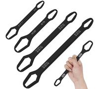 ATopoler 4 Pcs Multifunctional Wrench Set,Universal Double-Ended Wrenches for standard 8-22 mm & 3-17 mm nuts and bolts,Hand Tools Spanner for Wrench Auto/Motorcycle/Bicycle Maintenance
