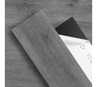 ATOPOSE Self Adhesive Floor Planks, Wood Effect Peel and Stick Vinyl Flooring, Dark Grey,36 Pack Covers 5.02m²,Waterproof Easy DIY Flooring, Ideal for Living Rooms, Bathrooms, Kitchens & Bedrooms