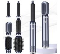 Atopskins 1000W Air Styler 6 in 1 Hair Styler Set, 200 Millions Negative Ionic Hair Styler with Hair Dryer Brush, Hair Dryer Curler, Auto Curling Wands, Air stylers for Women