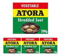 Atora Shredded Vegetable Suet, Vegetarian Alternative for Traditional Recipes, 200 g (Pack of 4)