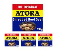 Atora The original Shredded Beef Suet for Traditional Cooking, 200 g (Pack of 4)