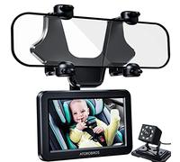 ATOROBROS Baby Mirror for Car, Baby Car Camera for Rear-Facing Seat with 4.3'' HD Display, Upgrade 360 Rearview Mirror Display Bracket, Easy and Safe to See Baby while Driving