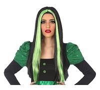 ATOSA 39820 Perücke Wig, Black/Green, 60 (EU)