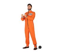 Atosa 53978 Costume Prisoner Orange Man XL Carnival, Men