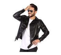 Atosa 54057 Costume The Sixties Man M-L Black-Carnival, Men, Solid