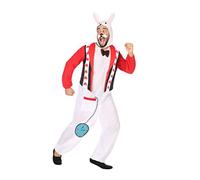 Atosa 54489 Costume Bunny Man M-L White-Carnival, Men