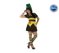 Atosa 5957 Costume Goblin Woman XS-S Yellow-Carnival, Women