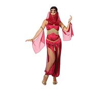 Atosa 61147 Costume Arabian Princess Woman XS-S Red-Carnival, Women, Solid