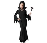 Atosa 74406 Ghost Halloween Child Size Party Costume, Black/White, 5-6 años