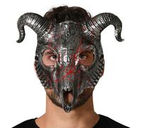Atosa Animal Mask With Horns Bloody