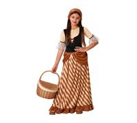 Atosa Brown Innest Costume Dress with Headband Girl 3-4 Years