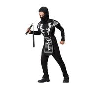 Atosa Children's Ninja Dragon Costume 7 - 8-9 Years Black