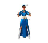 Atosa China Woman Costume Blue XS-S Kids