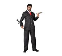 Atosa 60316 Costume Dead Gangster Ghost Man XL Black-Halloween, Men
