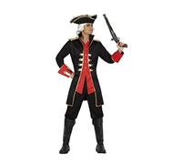 Atosa 22913 Costume Pirate Man M-L Red-Carnival, Men
