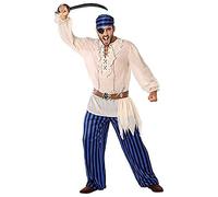 Atosa 61541 Costume Pirate Man M-L Blue-Carnival, Men