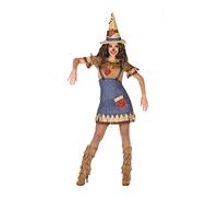 Atosa Scarecrow Costume Golden XS-S Kids