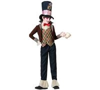 Atosa Crazy Hat Kids Costume Brown 5-6 Years Kids