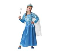 ATOSA Girls Princess Magic Fairy Fairy Costume Light Blue with Cape for Children