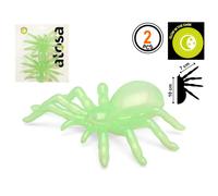Atosa Glow In The Dark Spider 2 Units