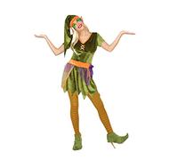 Atosa goblin 56493 Costume Elf Woman XS-S Green-Carnival, Women