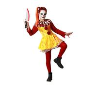 Atosa Halloween Costume Classic Elements Modern and Scary Bright Colours Red and