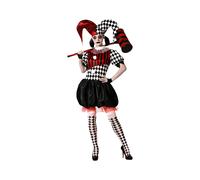 Atosa Harlequin Halloween Woman Costume