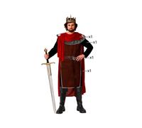 Atosa Medieval King Men Costume