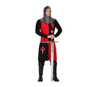 Atosa Mens Brave Knight Fancy Dress Costume XXL Black