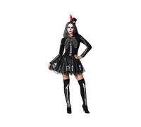 Atosa Women's Sexy Skeleton Fancy Dress Costume