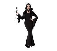 Atosa Vampire,Vampiress 61173 Costume Dead Ghost Sexy Woman M-L Black-Halloween, Women, Solid