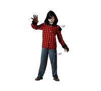 Atosa Werewolf Kids Costume Red 10-12 Years Kids